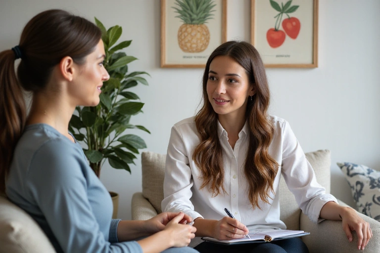 Teammitglied 2 in einer Beratungs-Situation